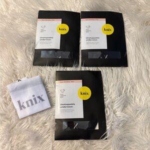 Knix Leakproof Bikini Underwear in Black (B8)